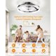 thumbnail image 2 of Ventilador de Techo Aphyni AKCF003 18.5in LED 3300lm Remoto, 2 of 3