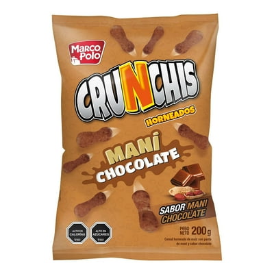 Suflés Crunchis Maní Chocolate 200 G Marco Polo