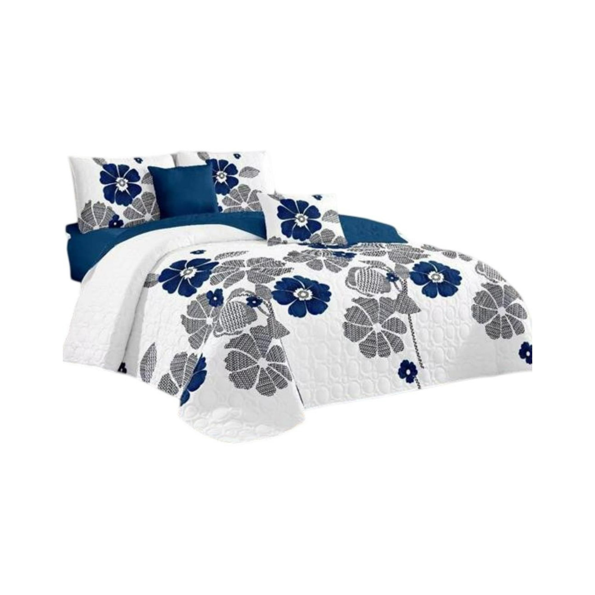 Genérico - Cubrecama Quilt 2 Plazas+2 Fundas Verano Fresco 13n46