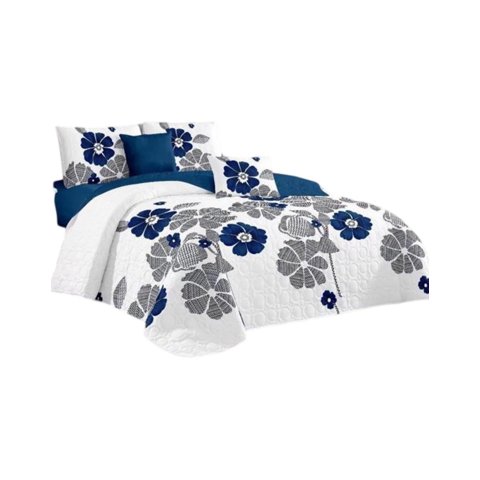 Genérico - Cubrecama Quilt 2 Plazas+2 Fundas Verano Fresco 13N46