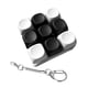 thumbnail image 2 of Llavero con teclado, juguete sensorial para fiestas, cumpleaños, teclados de , teclado con clicker para oficina, bolso, trabajo, mujeres, hombres, Blanco y negro, 2 of 5
