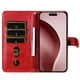 thumbnail image 5 of Funda con Cremallera para iPhone 16 Pro, Carcasa Cartera de Cuero PU con Soporte y Tarjetero, 5 of 6