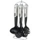 thumbnail image 1 of Juego de Utensilios Bonne 7 Piezas Acero Inoxidable - Nylon Negro, 1 of 2