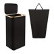 thumbnail image 2 of Cesta Grande Para La Colada, Cesta Plegable Para La Colada, Para La Universidad, Dormitorio, Sala De Estar, Color Negro, 2 of 5