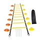 thumbnail image 5 of Equipo de entrenamiento de agilidad para fútbol, ​​10 conos, dispositivo de entrenamiento de velocidad para fútbol, ​​4 estacas de acero para entrenam, 5 of 5