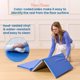 thumbnail image 5 of Colchoneta plegable ECR4Kids 122 cm 2 in Azul/Gris, 5 of 9