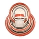 thumbnail image 1 of Juego de loza set 16 pzas vajillas tazas bowl marron gris, 1 of 3
