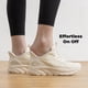 thumbnail image 2 of Zapatillas ALLSWIFIT SARR034W Ivory Slip-On para Caminar Talle 9, 2 of 8