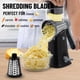 thumbnail image 3 of Rallador rotativo de queso Zulay Kitchen, triturador de queso de 5 cuchillas, 3 of 9