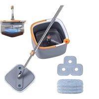 Genérico - Trapeador Ultra Giratorio De 360° Función De Lavado Y Secado