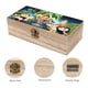 thumbnail image 3 of Phineas y Ferb Caja Organizadora de Madera Rústica - Caja Decorativa Multifuncional para Escritorio, Hogar, Oficina, Joyas y Manualidades, 3 of 6