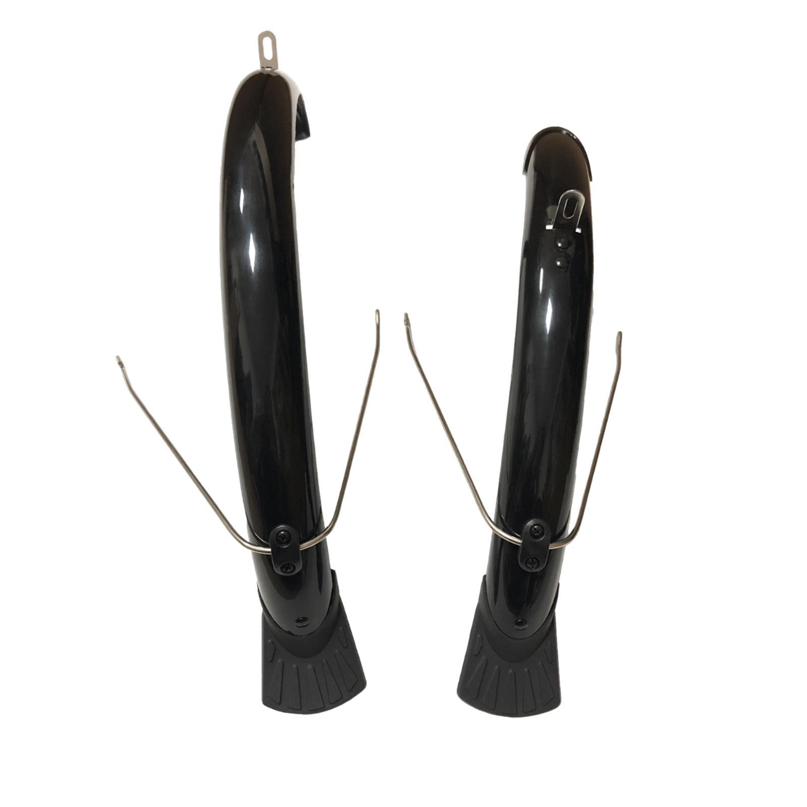 Magideal - Guardabarros De Bicicleta Plegable Para Rueda De 20 Pulgadas, Guardabarros De Bicicleta Plegable Negro, Juego De Guardabarros Delantero Y Trasero, Fác Estilo B