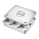 thumbnail image 1 of Chafing Buffet Chafer Set Hot Pot Chafer Para Banquetes Condimentos De Cocina 6 Compartimentos, 1 of 5