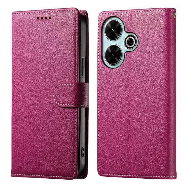 Funda para FOXDOCK Xiaomi Poco M6 4G– Cuero Premium, 3 ranuras para tarjetas, Protección contra impactos