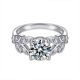 thumbnail image 1 of Anillos de Moissanita de 2 Quilates para Mujer Anillo de Compromiso de Boda de Plata Esterlina 925 Color D Claridad VVS1 Anillo de Diamante Creado en Laboratorio, 1 of 8