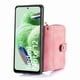 thumbnail image 2 of Funda Tipo Cartera con Correa Cruzada para Xaiomi Redmi Note 12 5G Protección Contra Golpes Rosa, 2 of 6