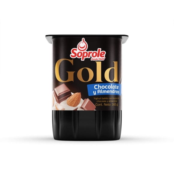 Yoghurt Gold con Trozos de Almendras y Chocolate Pote, 165 g