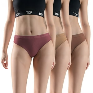 Top - Calzón Bikini Algodón Pack 3 C13