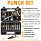 thumbnail image 2 of Set de perforadoras BESTNULE Pin Punches Roll Punches con martillo y caja, 2 of 7