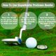 thumbnail image 4 of Marcador de bolas con clip para gorro de golf SlopeMaster ProGreen Reader, negro, 4 of 7