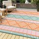 thumbnail image 2 of Alfombra exterior MilleLoom 274x366 cm impermeable naranja/verde, 2 of 8