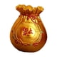 thumbnail image 1 of Feng Shui Bolsa De Dinero Estatuilla Florero Maceta Para Escritorio Dormitorio Entrada Oro, 1 of 3
