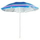 thumbnail image 1 of Sombrilla 2.40 Mts Diametro Playa Camping Diseño Rayas Colores Azules, 1 of 3