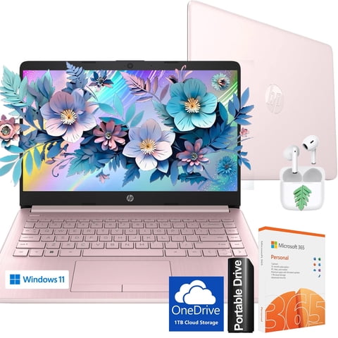 Laptop Hp Ultraligera De 14"" Intel De 4 Núcleos, 16 Gb, Ssd