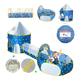 thumbnail image 2 of Carpa De Juegos Infantil Belug 3 En 1 Castillo Piscina Tunel Niños Azul, 2 of 5