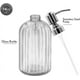 thumbnail image 2 of Dispensador ap - Paquete de 2 dispensadores de jabón de vidrio de 14 oz con bomba de acero inoxidable antioxidante, dispensador de líquido rellenable, dispensador de frasco manual premium para baño, c, 2 of 5