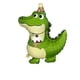 thumbnail image 2 of Globos Lindo Cocodrilo Verde Feliz Cumpleaños X2, 2 of 3