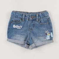 Short Niña Azul Jeans Bluey
