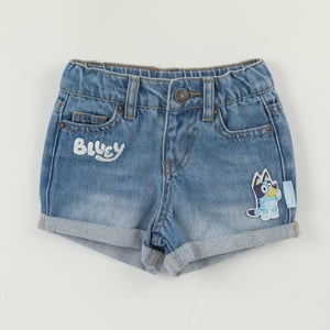 Short Niña Azul Jeans Bluey