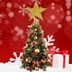 thumbnail image 4 of Estrella para árbol de Navidad, Estrella para árbol de Navidad, Decoración para la punta del árbol, Estrella navideña para árbol dorado brillante, Estrella con purpurina para árbol de Navidad, 4 of 5