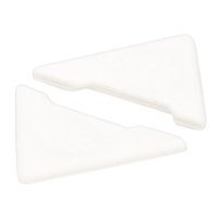 Ioensy - 2 Protectores De Esquina Para Puerta De Coche, Protectores De Esquina Antiarañazos, Color Blanco