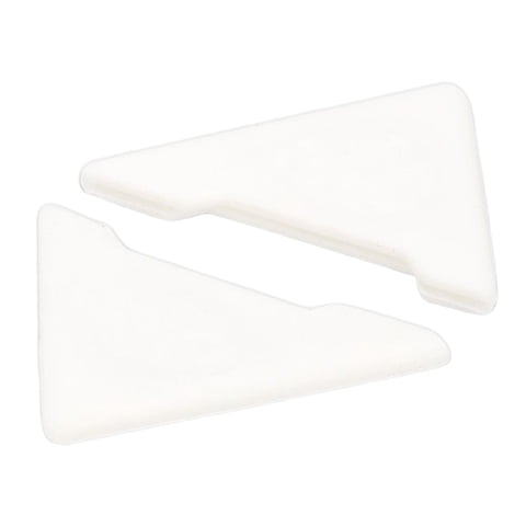 Ioensy - 2 Protectores De Esquina Para Puerta De Coche, Protectores De Esquina Antiarañazos, Color Blanco