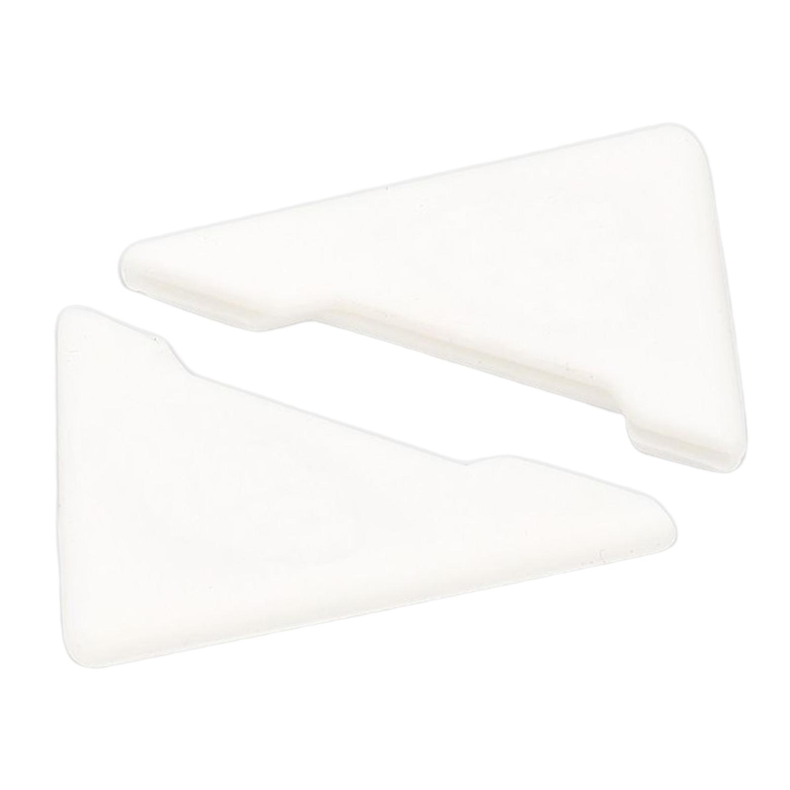 Ioensy - 2 Protectores De Esquina Para Puerta De Coche, Protectores De Esquina Antiarañazos, Color Blanco