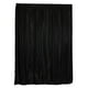 thumbnail image 1 of Rod Pocket Cortinas De Ventana De Satén Cortinas Opacas 150x250cm Negro, 1 of 3