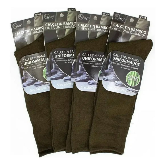 Pack 6 Calcetines de Bambú Sin Costuras para Carabinero
