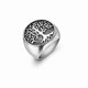 thumbnail image 1 of Anillo de Hombre Arbol de la Vida Silver Space Moda Xx, 1 of 3