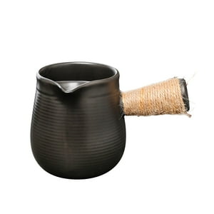 Genérico - Tetera De Cerámica De 500 Ml, Tetera De Hojas Sueltas, Tetera Para El Hogar, Senderismo, Restaurante, Negro