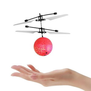 N-Ofertas - Volador Drone Mini Sensor Led Juguete Esfera Rojo