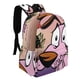 thumbnail image 2 of Coraje, el Perro Cobarde-theme Backpack, Campus style schoolbag Bookbag with Adjustable Shoulder Straps And Large Zip Compartment, Unisex Travel Bags.42x30x15cm, 2 of 6