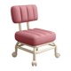 thumbnail image 2 of Taburete Con Ruedas Multiusos Con Asiento Giratorio, Taburete Corto Para Cocina, Garaje, Oficina, Color Rosa, 2 of 5