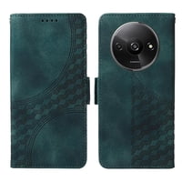 Carcasa Foxdock Xiaomi Redmi A3 4G De Cuero Pu, Diseño Acolchado Clásico, Protección Contra Caídas Y Rayones