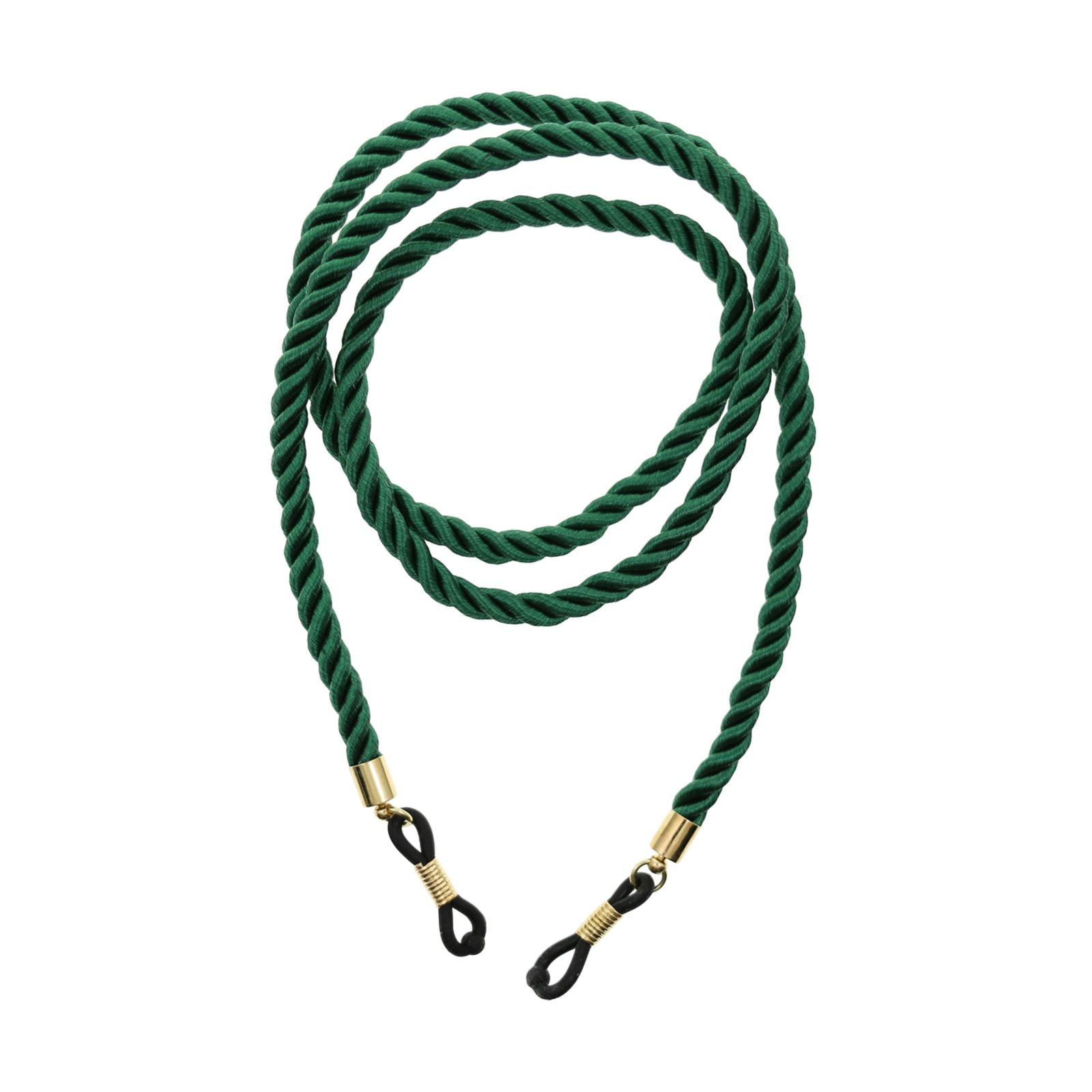 Magideal - Correa Para Gafas, Retenedor De Gafas De Sol, Versátil, Portátil, A La Moda, Anti Pérdida, Soporte Para Gafas, Correas, Cordón Para El Cuello, Cordón Verde Oscuro