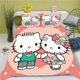 thumbnail image 1 of Hello Kitty Quilt Cover Sanrio Pink Cute New Design 3D Print Teenager Bedroom Bedding 100% Polyester Decor Soft Comfortable Set Bed Sheets, 1 of 5