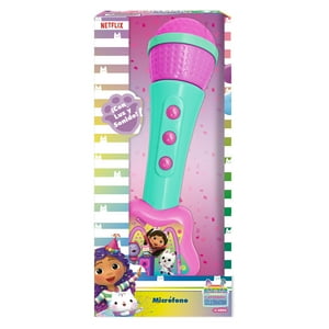 La Casa De Muñecas De Gabby - Micrófono Con Luz Y Sonido La Casa De Gabby