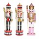 thumbnail image 2 of Estatua De Títeres De Cascanueces, 3 Uds., Figurita Tradicional, Estantería StyleL, 2 of 5