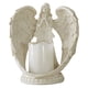 thumbnail image 5 of Resina ángel Estatua Figuras LED Candelita Candelero Memorial 21x21cm, 5 of 5